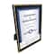 Basics 8.5" x 11" Black & Gold Multipurpose Document Frame by Studio Décor®